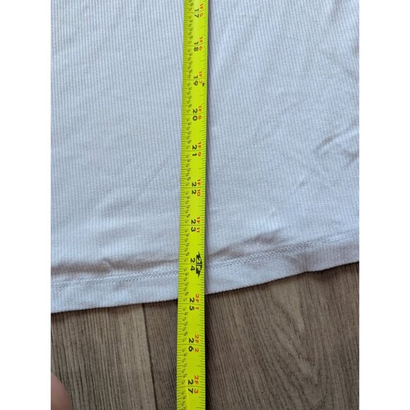 Nine West Soft Spun Light Blue Ribbed Short Sleeve Crewneck T-Shirt XXL - Picture 7 of 8